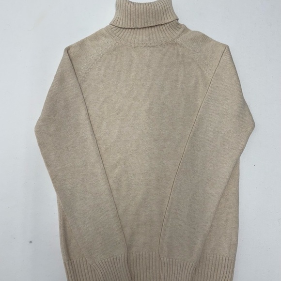 Jeanne Pierre Women’s Turtleneck Sweater Beige Color Size Small - Picture 4 of 8